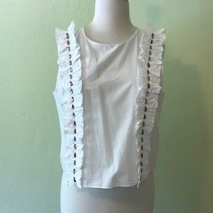 Zara Jeweled Crop Top